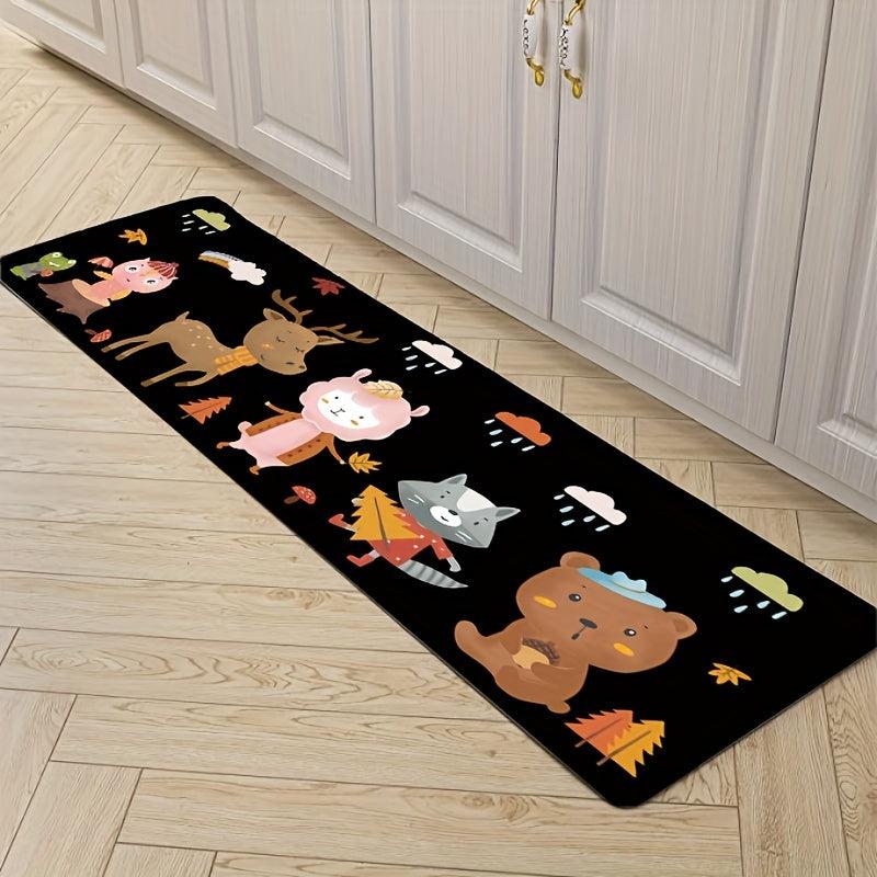 Soft Thickened Kitchen Floor Mat Non-slip Waterproof Mat