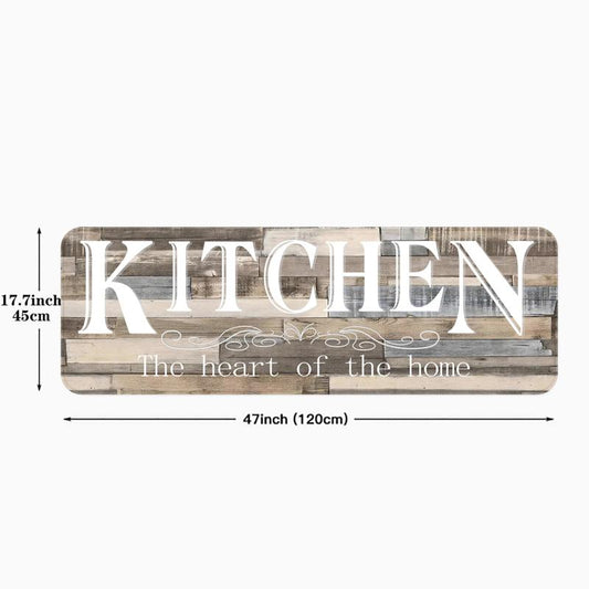 1pc KITCHEN Letter Rug Kitchen Printing Floor Mat Non-slip Indoor Doormat