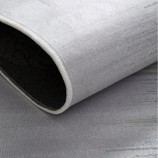 Eco Friendly Vintage Boho Area Rug - Non Shedding Low Pile Carpet