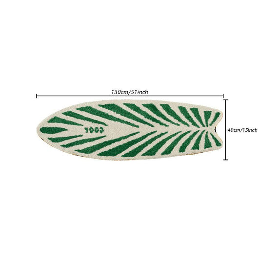 Skateboard Shaped Area Rug Non-slip Fluffy Carpet Home Decoration