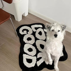 Soft Plush You Look Good Door Mat for Living Room, Bedroom