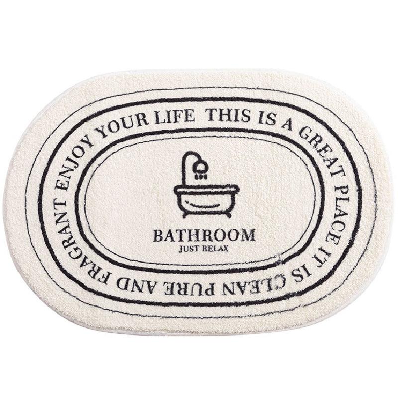 1pc Absorbent Cozy Soft Non Slip Bathroom Rug