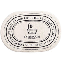 1pc Absorbent Cozy Soft Non Slip Bathroom Rug