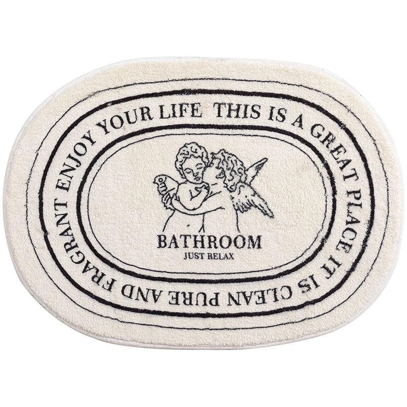1pc Absorbent Cozy Soft Non Slip Bathroom Rug