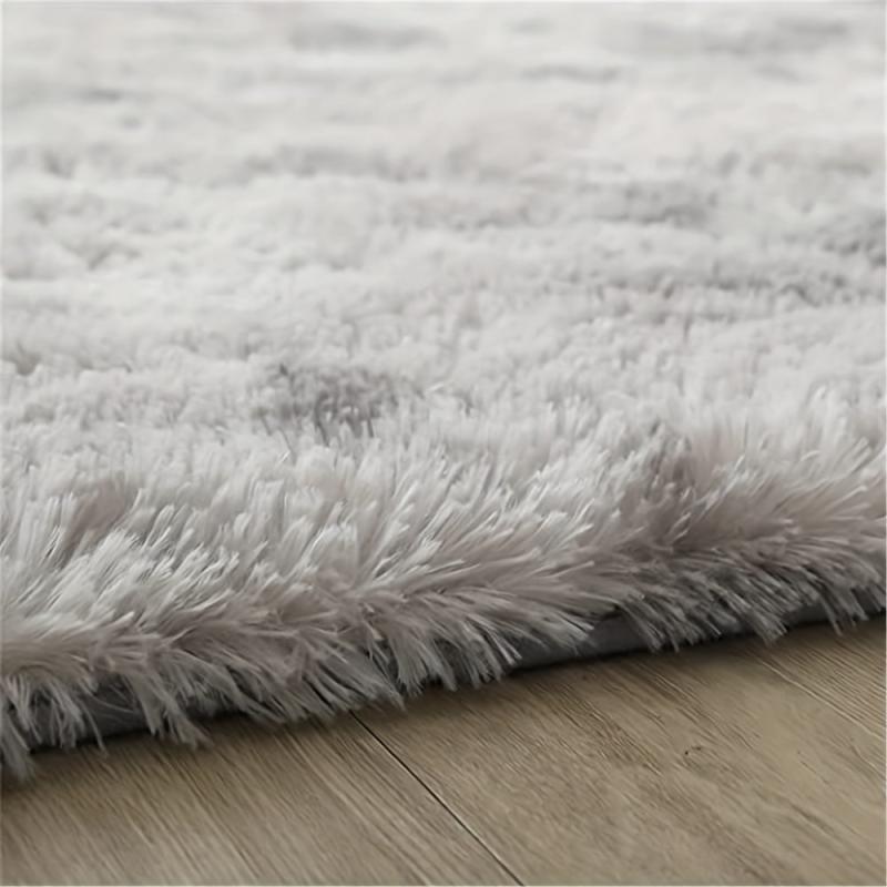 Thick Tie Dyed Plush Area Rug Non Shedding Soft Living Room Bedroom Carpet