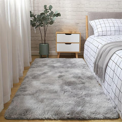 Thick Tie Dyed Plush Area Rug Non Shedding Soft Living Room Bedroom Carpet