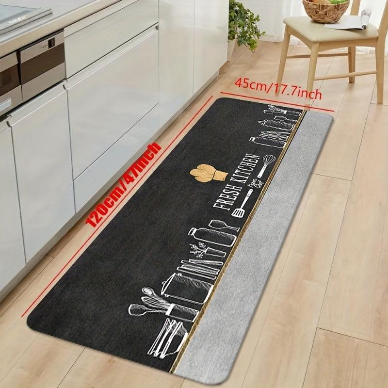Anti Fatigue Kitchen Floor Mat Machine Washable Anti Slip Laundry Entrance
