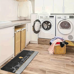 Anti Fatigue Kitchen Floor Mat Machine Washable Anti Slip Laundry Entrance