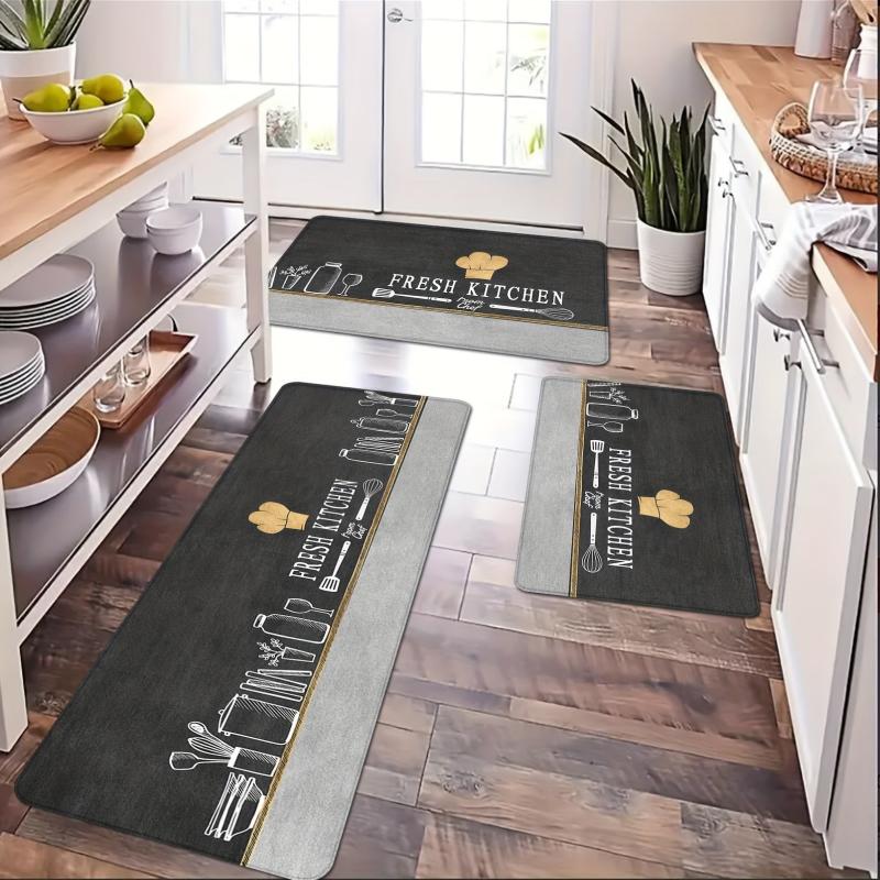 Anti Fatigue Kitchen Floor Mat Machine Washable Anti Slip Laundry Entrance