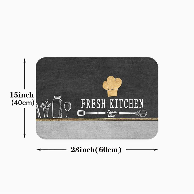 Anti Fatigue Kitchen Floor Mat Machine Washable Anti Slip Laundry Entrance