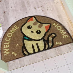 Cat Indoor Floor Rug Non Slip Bath Mat Soft Comfortable Home