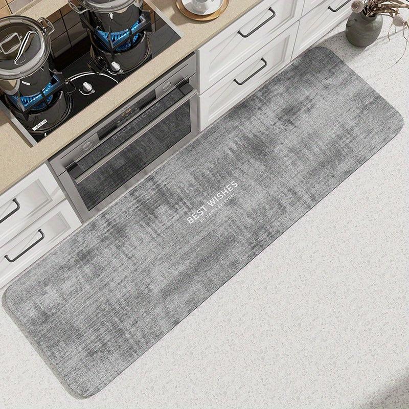 Modern Soft Kitchen Floor Mat Non-slip Oilproof Waterproof Mat