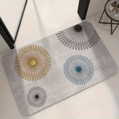 Modern Soft Kitchen Floor Mat Non-slip Oilproof Waterproof Mat