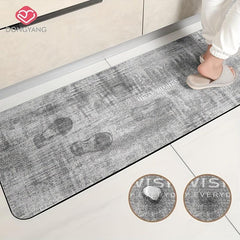Modern Soft Kitchen Floor Mat Non-slip Oilproof Waterproof Mat