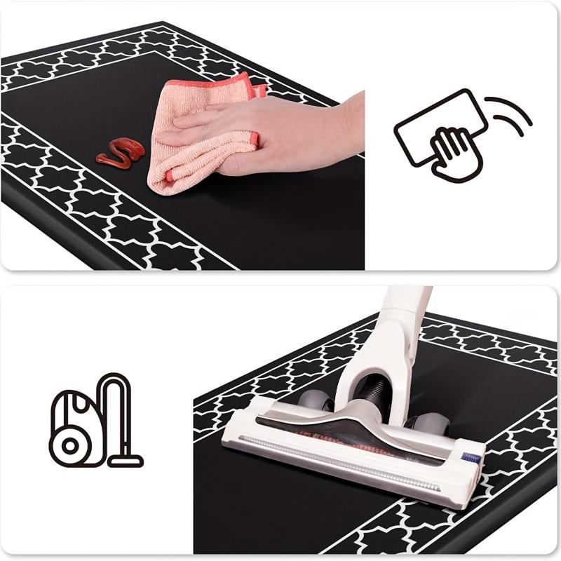 2pcs Anti Fatigue Kitchen Rug Set Non Slip Waterproof Mats Comfort Standing Mat