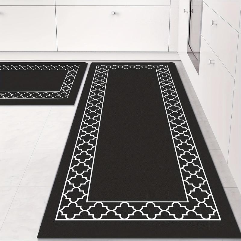 2pcs Anti Fatigue Kitchen Rug Set Non Slip Waterproof Mats Comfort Standing Mat