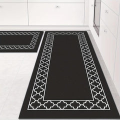 2pcs Anti Fatigue Kitchen Rug Set Non Slip Waterproof Mats Comfort Standing Mat