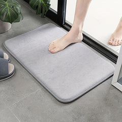 Soft Memory Foam Bath Mat Absorbent Non-slip Floor Mat