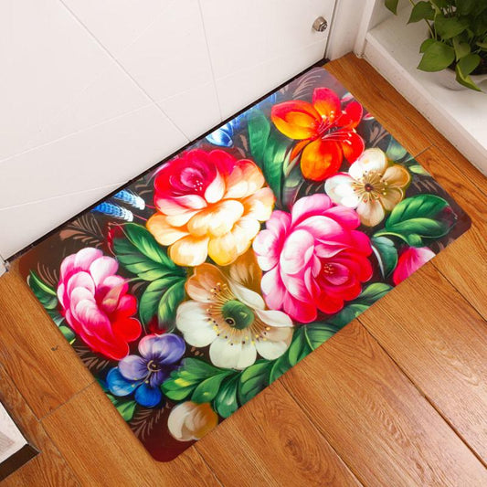 Soft Cushioned Anti Fatigue Rug Non Slip Machine Washable Absorbent