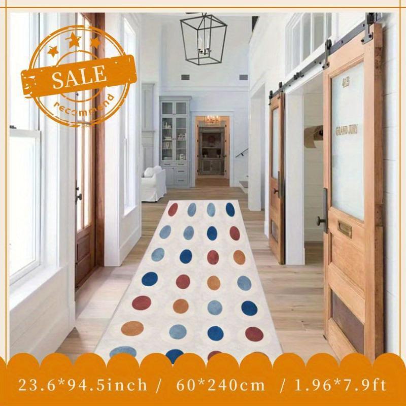 Soft Geometric Area Rug Fluffy Anti-Slip Mat