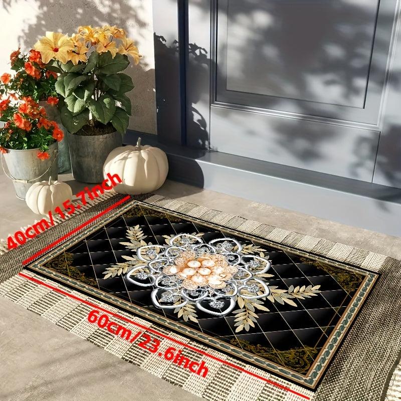 Boho Doormat Non slip Floor Rug Mat Outdoor Indoor Entrance Mat Washable