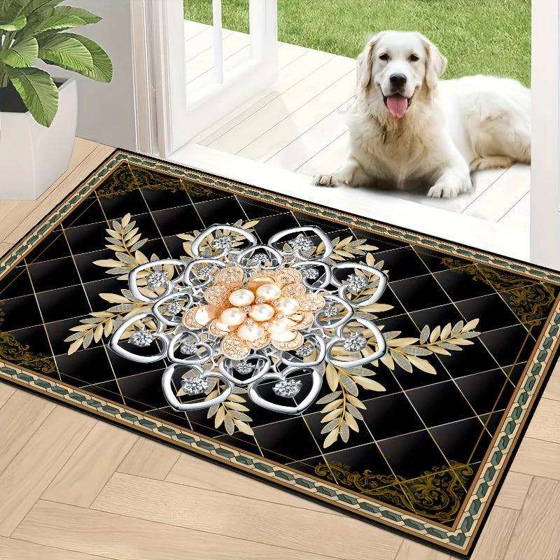 Boho Doormat Non slip Floor Rug Mat Outdoor Indoor Entrance Mat Washable