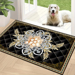 Boho Doormat Non slip Floor Rug Mat Outdoor Indoor Entrance Mat Washable