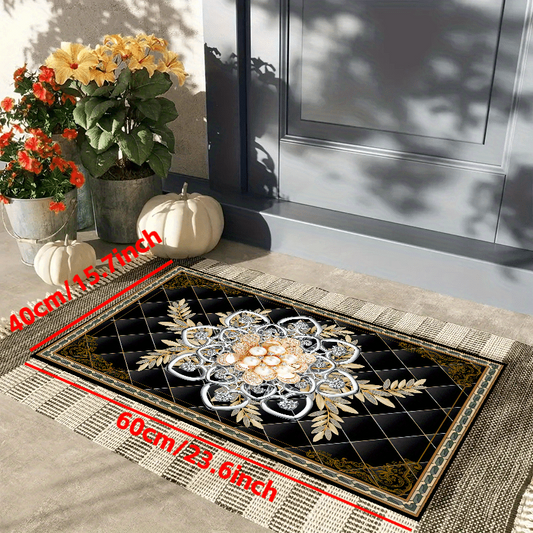 Boho Doormat Non slip Floor Rug Mat Outdoor Indoor Entrance Mat Washable