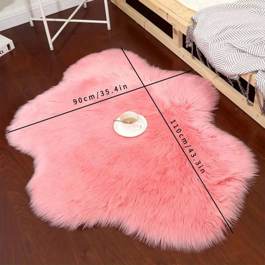 Soft Shaggy Area Rug for Living Room, Bedroom, and Bedside