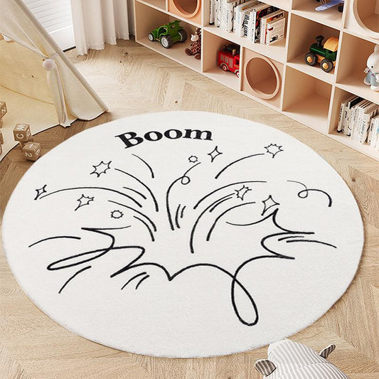 1pc Shaggy Plush Rug for Bedroom Living Room - Soft Farmhouse Boho Home Decor