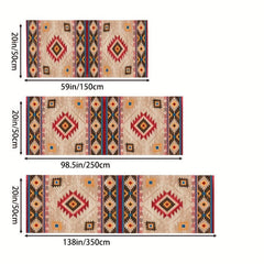 Vintage Moroccan Runner Rugs Faux Wool Soft Laundry Room Rug Long Hallway Rug
