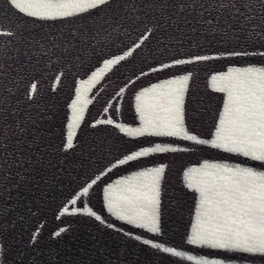 Dark Cat Witch Wind Halloween Rug