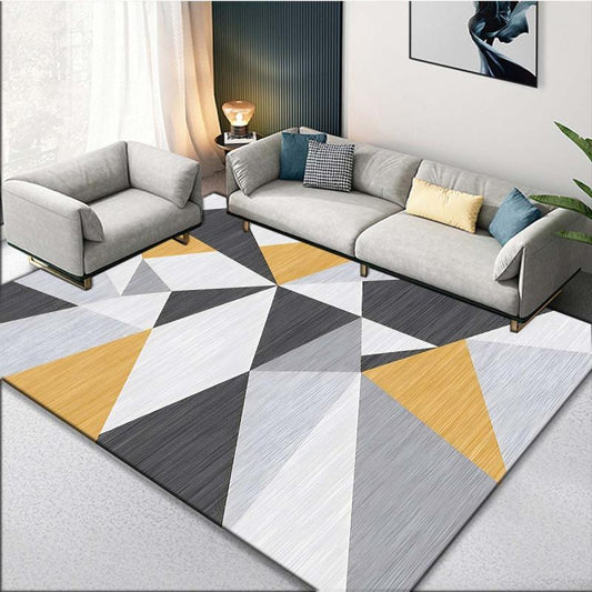 Nordic Geometry Area Rug For Living Room Coffee Table Floor Mat Bedroom Decor