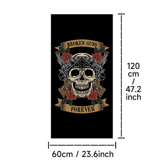 Halloween Decoration Rug Horror Home Decor Carpet Dark Skull Floor Mat