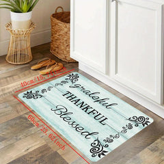 Kitchen Mat Anti Slip Polyester Carpet Absorbent Bath Mat Laundry Floor Mat