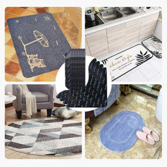12pcs Rug Gripper Non Slip Rug Pads - Reusable Anti Curling Rug Gripper