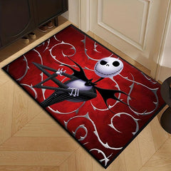 Halloween Scary Bat Pattern Door Mat Non-slip Soft Carpet