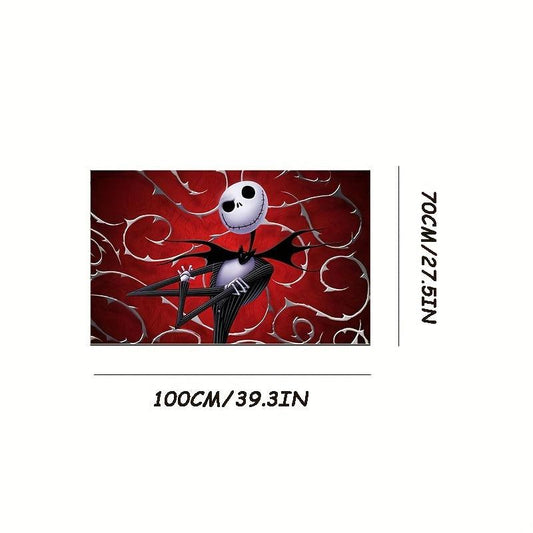 Halloween Scary Bat Pattern Door Mat Non-slip Soft Carpet