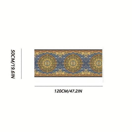 European Minimalist Strip Carpet Modern Soft Floor Mat