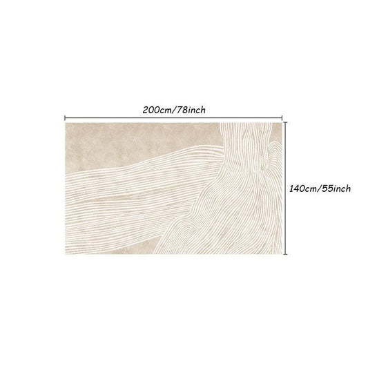 Thickened Shaggy Fluffy Carpet Modern Minimalism Plush Bedroom Rug