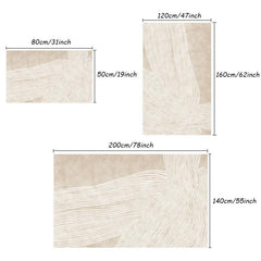 Thickened Shaggy Fluffy Carpet Modern Minimalism Plush Bedroom Rug