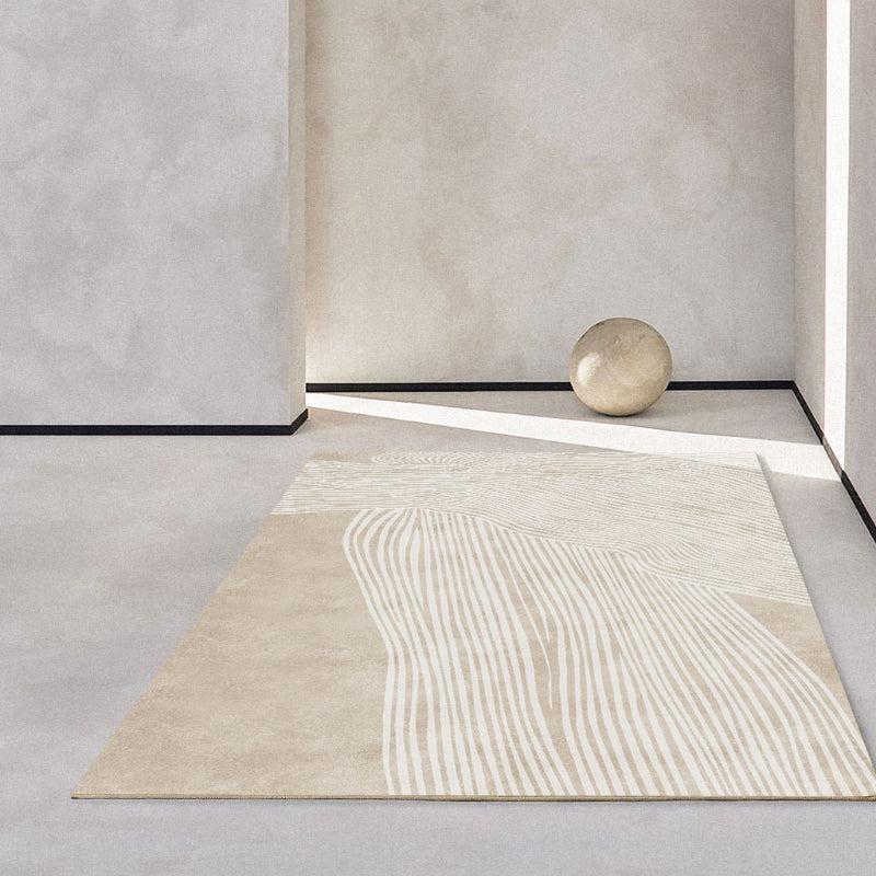 Thickened Shaggy Fluffy Carpet Modern Minimalism Plush Bedroom Rug
