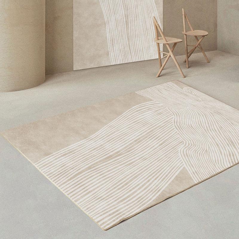 Thickened Shaggy Fluffy Carpet Modern Minimalism Plush Bedroom Rug