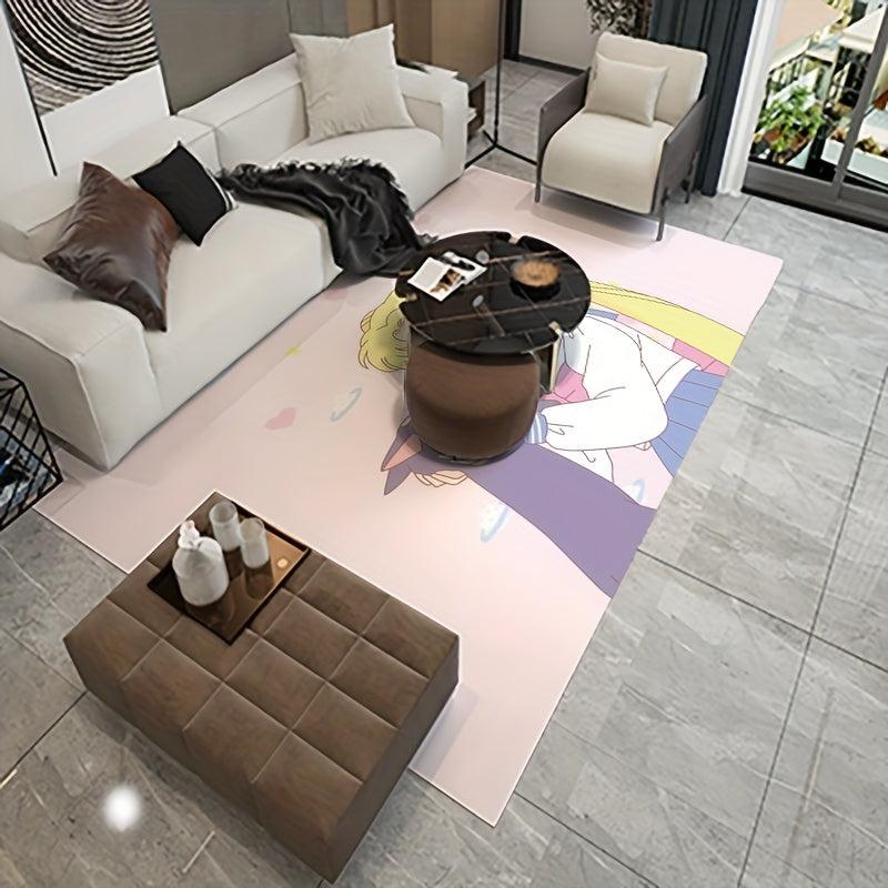 1ps Anime Game Character Living Room Rug Floor Mat Indoor Mat Home Decor