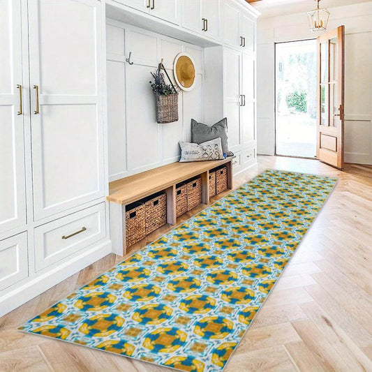 Non Slip Laundry Room Rug Soft Washable Runner Mat for Hall Living Room Bedroom