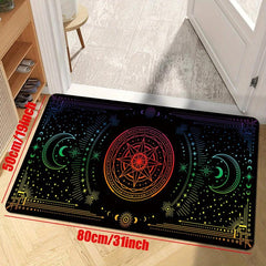 Pentagram Moon Carpet Living Room Bedroom Doormat Floor Mat