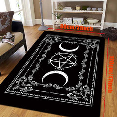 Pentagram Moon Carpet Living Room Bedroom Doormat Floor Mat