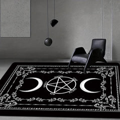 Pentagram Moon Carpet Living Room Bedroom Doormat Floor Mat