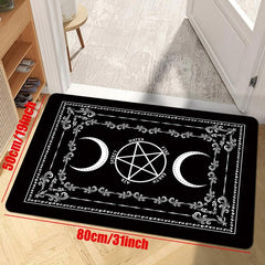 Pentagram Moon Carpet Living Room Bedroom Doormat Floor Mat