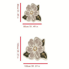 Soft Flower Shaped Area Carpet 3D Plant Shaggy Indoor Carpet